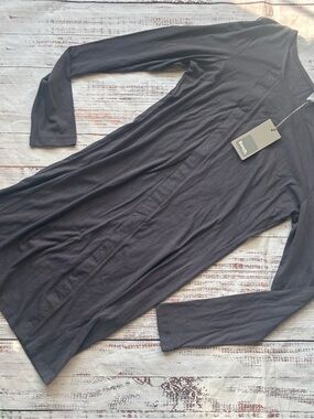 Bench Long Button-Front Dress in Dark Gray Size Large